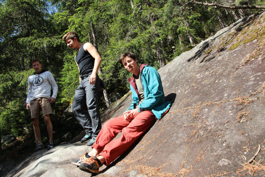Bouldern im Magic Wood (BO/B/5a) Xavier Gaudet