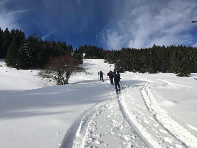 Alleine im Aufstieg