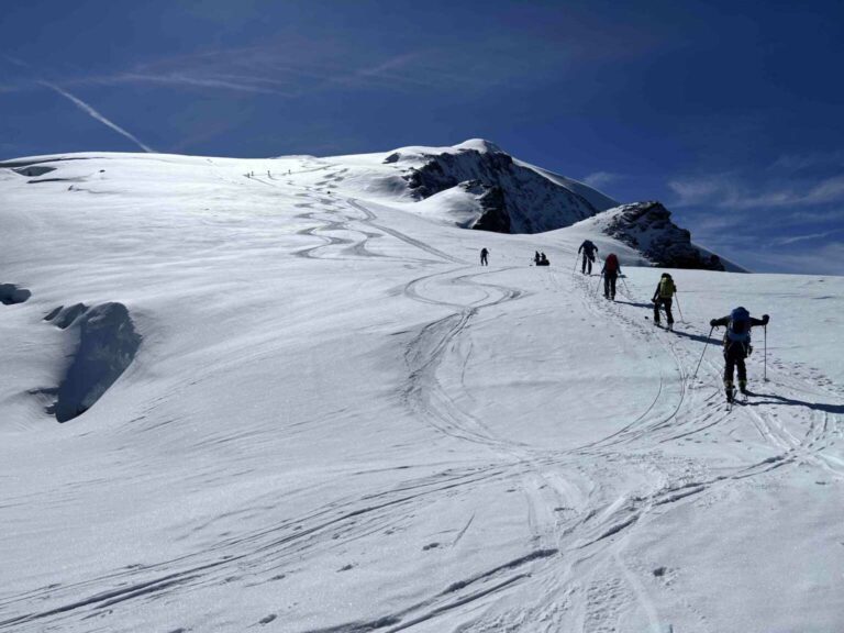 Auf dem Gipfelplateau des Strahlhorns
