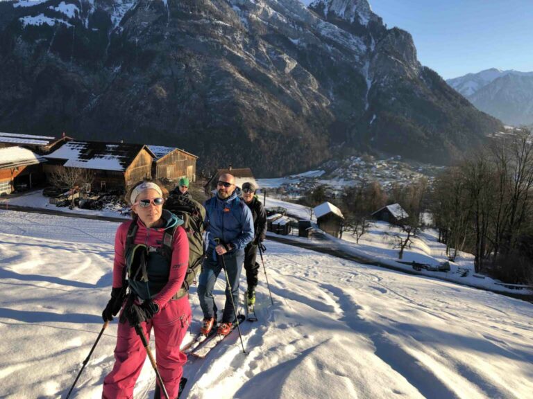 Aufstieg bei 800m