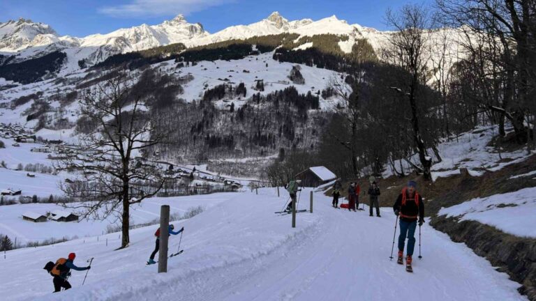 1 Kurz nach dem Start – genügend Schnee