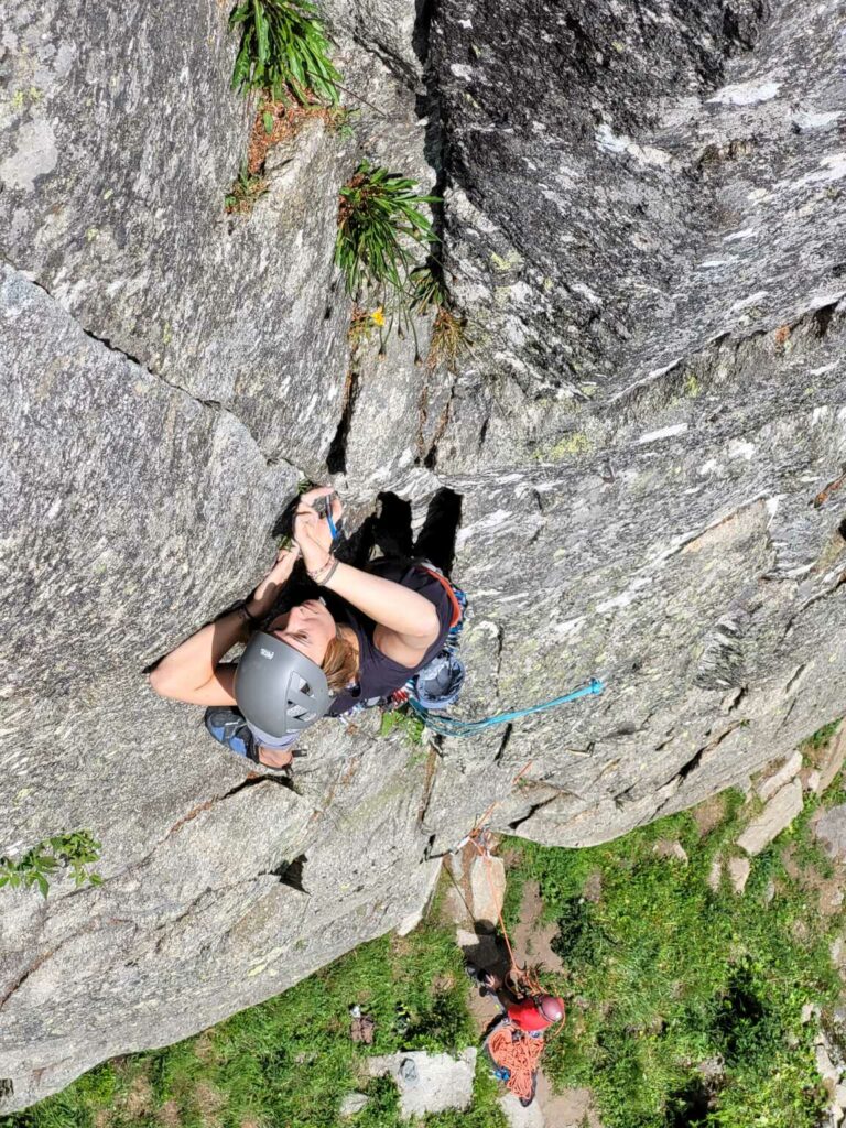 Klettern mit Friends und Keile (K, AU/B/6a) Franz Lischer