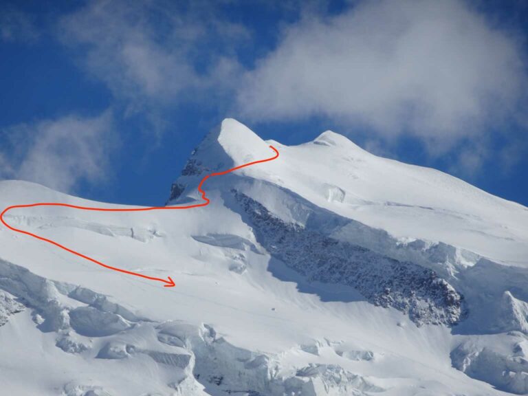 Grand Combin (119) Le Corridor Mure de la Côte