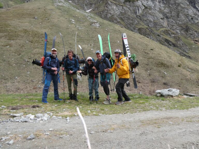 Nach der Abfahrt durch das Gredetschtal