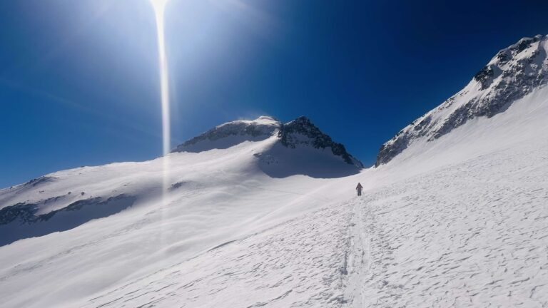Im Aufstieg zum Aneto auf 2950m