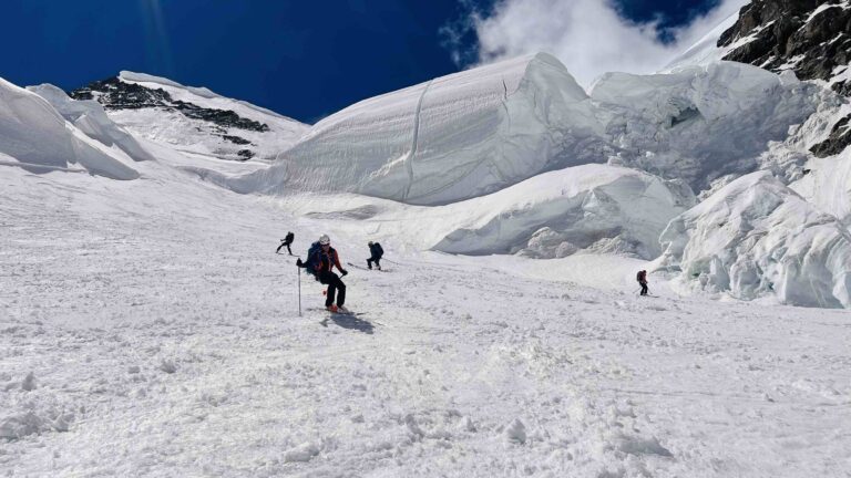 Abfahrt von der Jungfrau