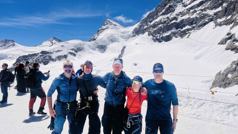 Zurueck am Jungfraujoch