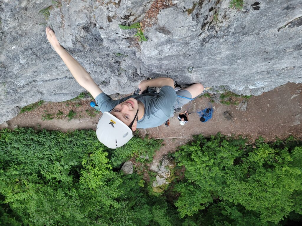 Klettergarten am Abend (K/C/5a – 7a) Franz Lischer